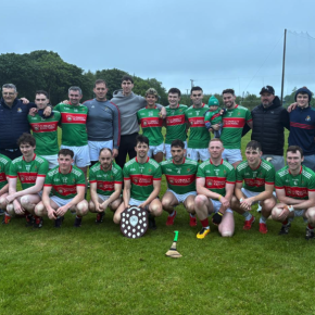 Victorious Clonakilty Hurling Team after League final in Ahiohill
