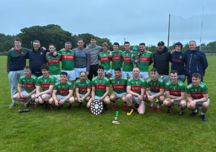 Victorious Clonakilty Hurling Team after League final in Ahiohill